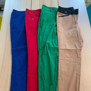 The Limited Pants Bundle - Four Pairs - Exact Stretch - Size 6